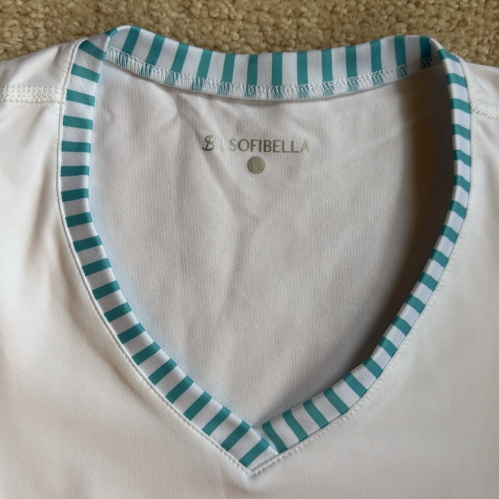 SOFIBELLA tennis/pickleball tank top - Size Medium/Large BNWT! - Picture 4 of 12